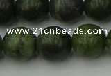 CGJ405 15.5 inches 14mm round green jade beads wholesale