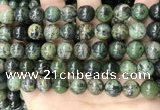 CGJ503 15.5 inches 10mm round green jade beads wholesale