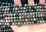 CGJ510 15.5 inches 4mm round green forst jasper beads wholesale