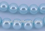 CGL350 5PCS 16 inches 20mm round dyed plastic pearl beads wholesale