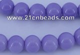 CGL800 10PCS 16 inches 4mm round heated glass pearl beads wholesale