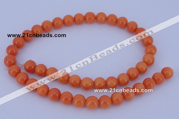 CGL866 10PCS 16 inches 4mm round heated glass pearl beads wholesale