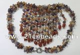 CGN830 20 inches stylish mixed gemstone statement necklaces