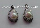 CGP1502 20*28mm - 20*30mm nuggets pearl pendants wholesale