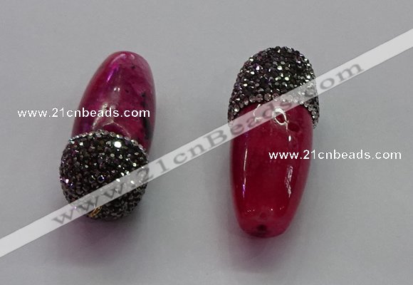 CGP1516 20*44mm agate gemstone pendants wholesale