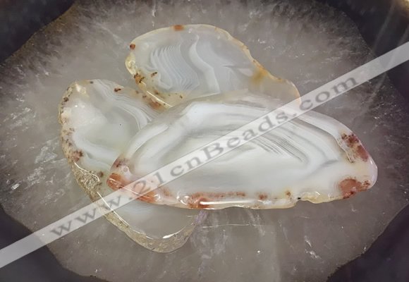 CGP2000 35*65mm - 65*100mm freeform agate slab pendants