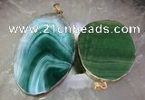 CGP2017 30*50mm - 50*80mm freeform agate slab pendants wholesale