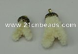 CGP209 25*30mm - 30*50mm freeform coral pendants wholesale