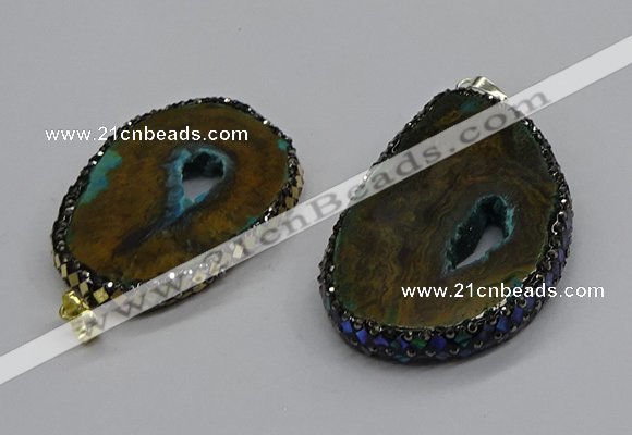 CGP3142 35*55mm - 40*60mm freeform opal gemstone pendants