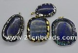 CGP3148 30*45mm - 45*65mm freeform lapis lazuli pendants