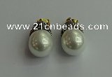 CGP320 15*25mm - 15*30mm teardrop pearl shell pendants wholesale