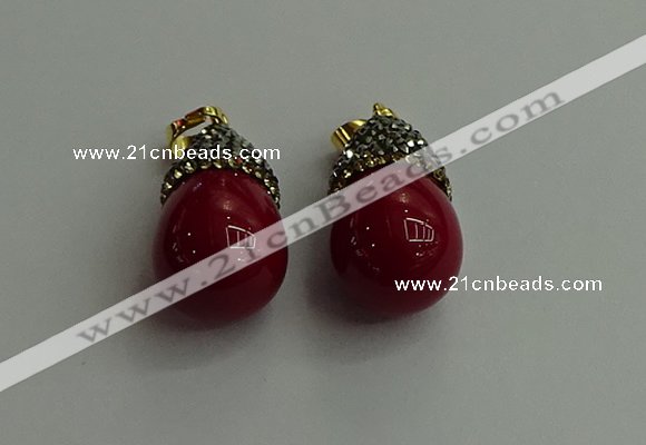 CGP323 15*25mm - 15*30mm teardrop pearl shell pendants wholesale