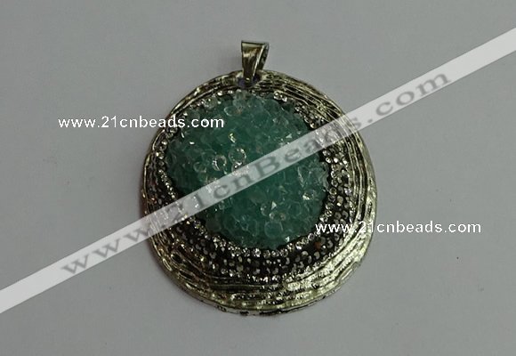 CGP361 35*55mm freeform crystal glass pendants wholesale