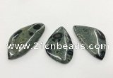 CGP3611 30*50mm - 35*55mm freeform kambaba jasper pendants