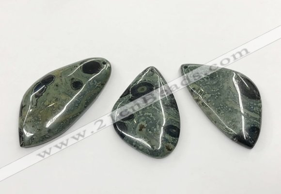 CGP3611 30*50mm - 35*55mm freeform kambaba jasper pendants