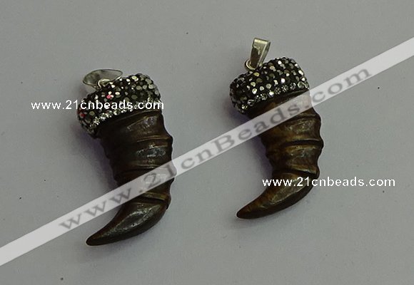 CGP394 15*35mm horn bone pendants wholesale