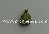 CGP468 15*20mm teardrop crystal glass pendants wholesale