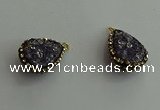 CGP480 15*20mm teardrop crystal glass pendants wholesale