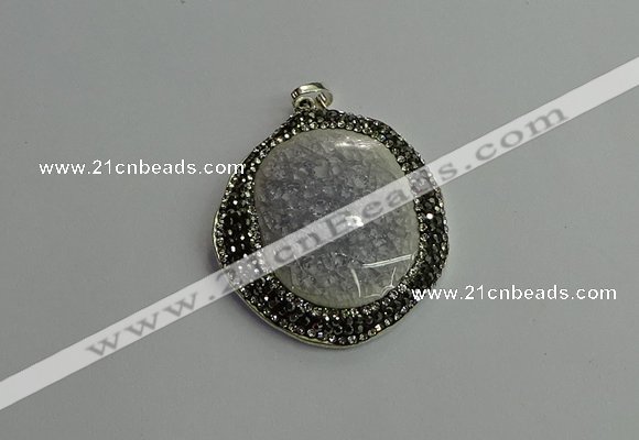 CGP661 40*45mm - 45*50mm freeform ceramic pendants wholesale