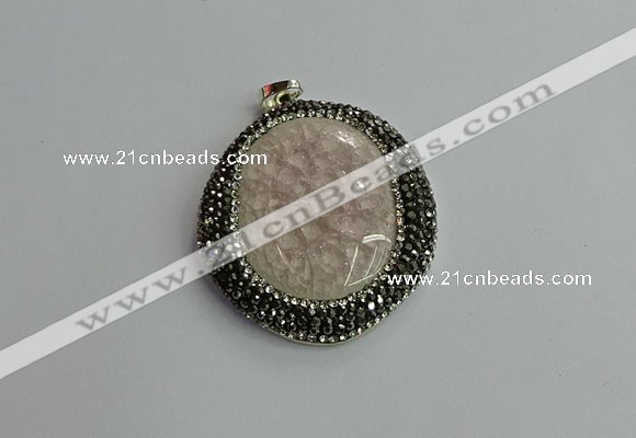 CGP662 40*45mm - 45*50mm freeform ceramic pendants wholesale