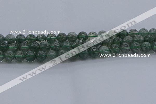 CGQ503 15.5 inches 10mm round imitation green phantom quartz beads