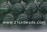 CGQ504 15.5 inches 12mm round imitation green phantom quartz beads