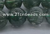 CGQ507 15.5 inches 18mm round imitation green phantom quartz beads