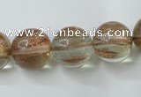 CGQ62 15.5 inches 16mm round gold sand quartz beads wholesale