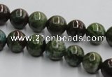 CGR03 16 inches 10mm round green rain forest stone beads wholesale