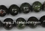 CGR43 15.5 inches 14mm round green rain forest stone beads wholesale