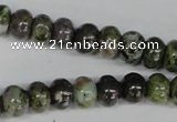 CGR45 15.5 inches 4*6mm rondelle green rain forest stone beads