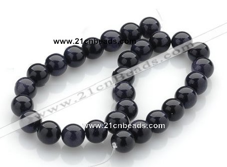 CGS04 15 inches 14mm round blue goldstone beads Wholesale