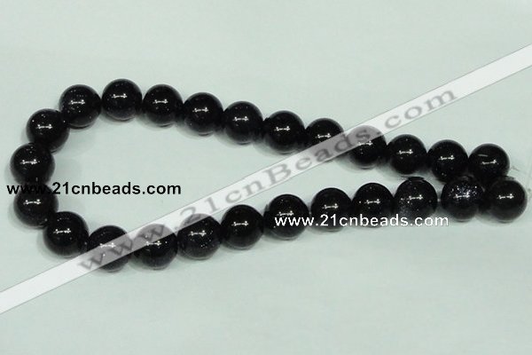 CGS102 15.5 inches 16mm round blue goldstone beads wholesale