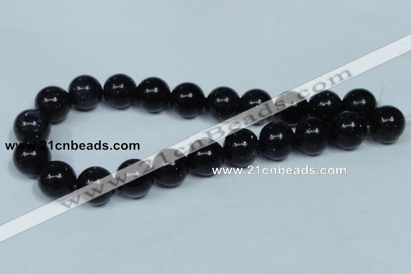 CGS103 15.5 inches 18mm round blue goldstone beads wholesale