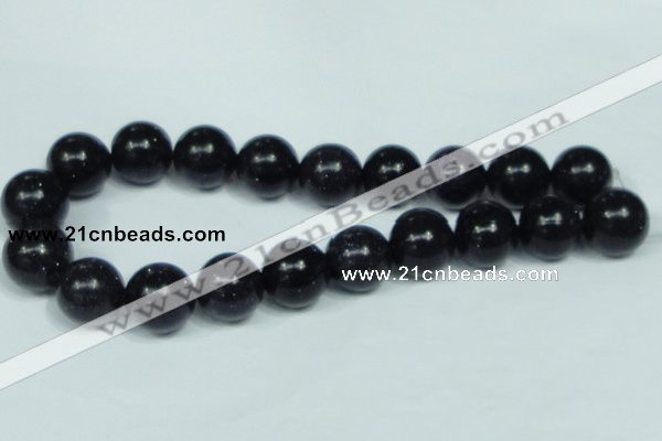 CGS104 15.5 inches 20mm round blue goldstone beads wholesale