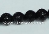 CGS108 15.5 inches 12mm faceted round blue goldstone beads wholesale