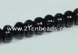 CGS113 15.5 inches 6*10mm rondelle blue goldstone beads wholesale