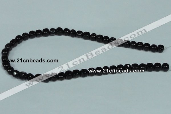 CGS114 15.5 inches 8*8mm cube blue goldstone beads wholesale