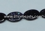 CGS135 15.5 inches 13*18mm oval blue goldstone beads wholesale