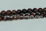 CGS201 15.5 inches 6mm round blue & brown goldstone beads wholesale