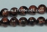 CGS203 15.5 inches 10mm round blue & brown goldstone beads wholesale