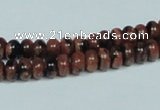 CGS206 15.5 inches 4*6mm rondelle blue & brown goldstone beads wholesale