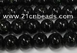 CGS400 15.5 inches 4mm round green goldstone beads wholesale