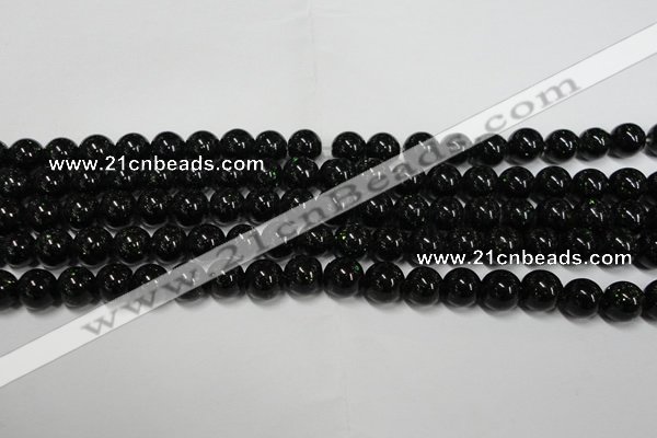 CGS401 15.5 inches 6mm round green goldstone beads wholesale