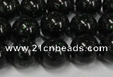 CGS403 15.5 inches 10mm round green goldstone beads wholesale