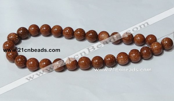 CGS53 15.5 inches 14mm round goldstone beads wholesale