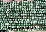 CGS600 15 inches 4mm round green spot stone beads wholesale