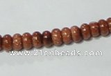 CGS62 15.5 inches 4*6mm rondelle goldstone beads wholesale