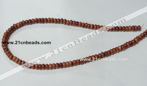 CGS62 15.5 inches 4*6mm rondelle goldstone beads wholesale