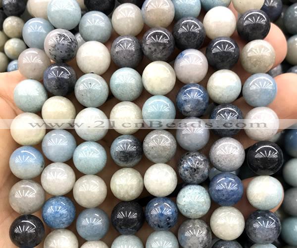 CHB03 15 inches 10mm round hauynite gemstone beads wholesale